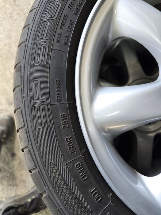 4 Броя 195/55/16 Dunlop 6,2mm RunFlat
