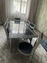 Стол стулья кухонный мебель
