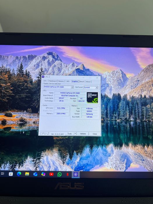 Asus republic of gamers GL 552 vx-(1500 lei)