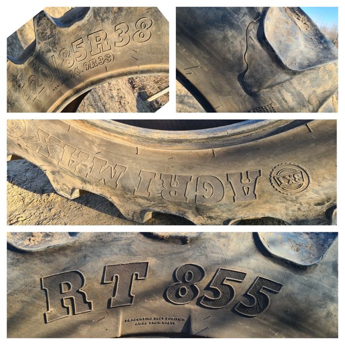 Vand cauciuc pentru tractor, dimensiuni R38