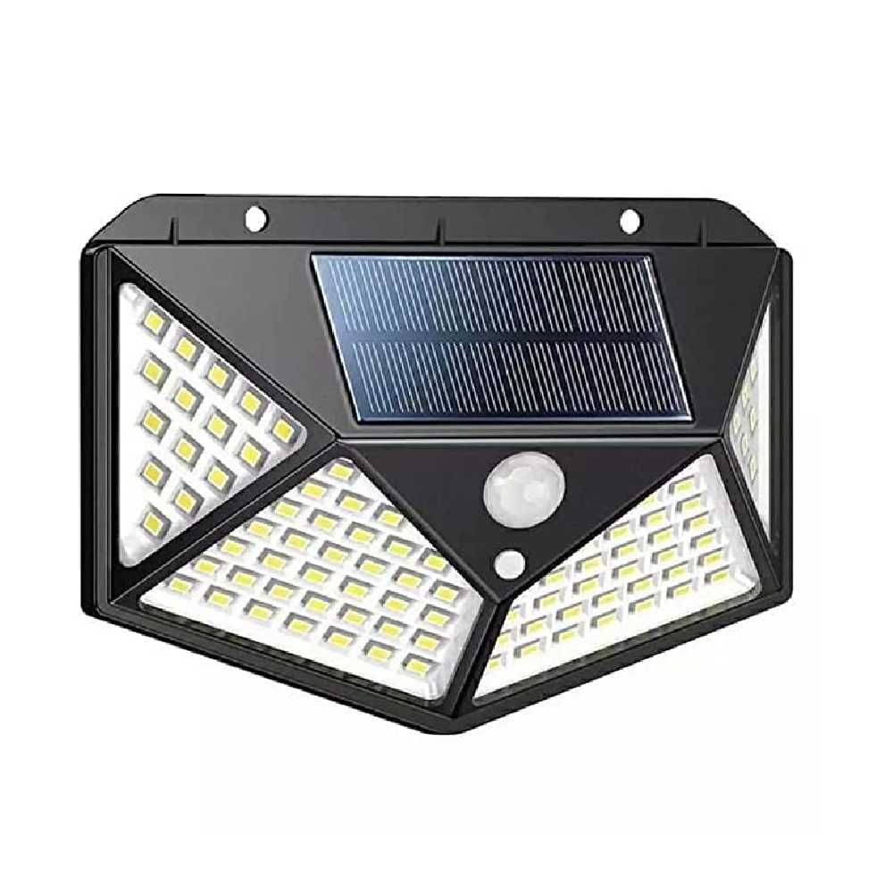 Соларна LED лампа за стена 100SMD Нова! С Гаранция