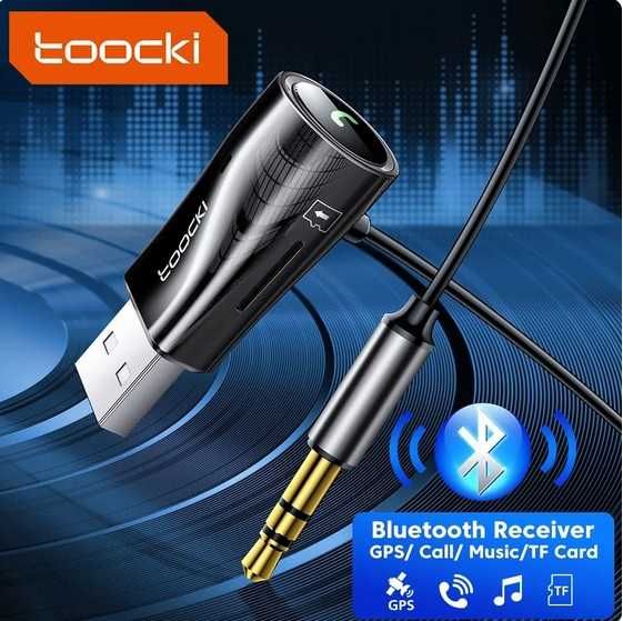 Промо new версия УНИВЕРСАЛЕН Toocki Bluetooth audio AUX aдаптер