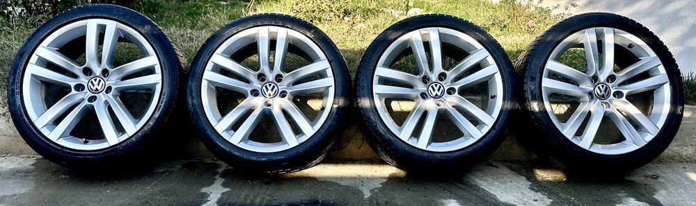 Jante Originale VW Kansas R18 cu Anvelope de Iarna Continental