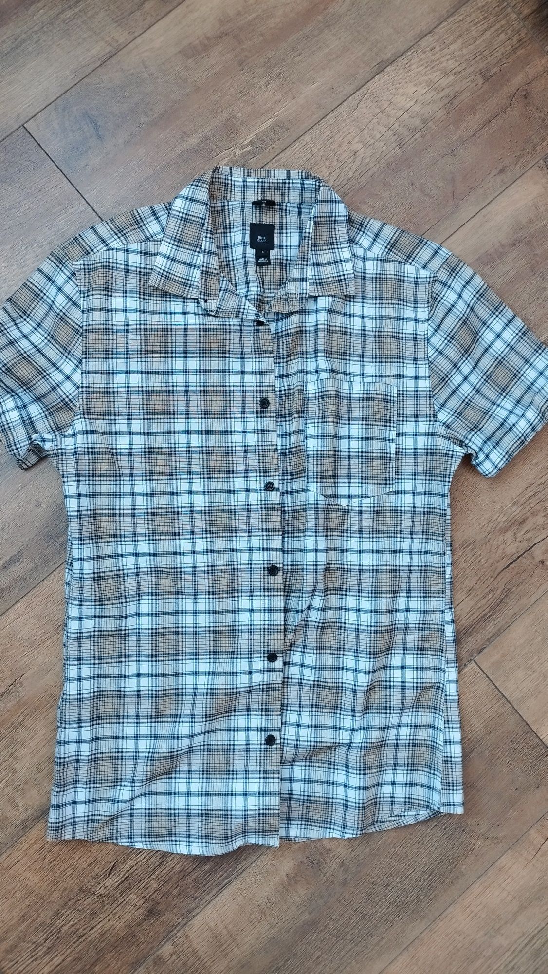 Мъжка карирана риза River Island, размер S