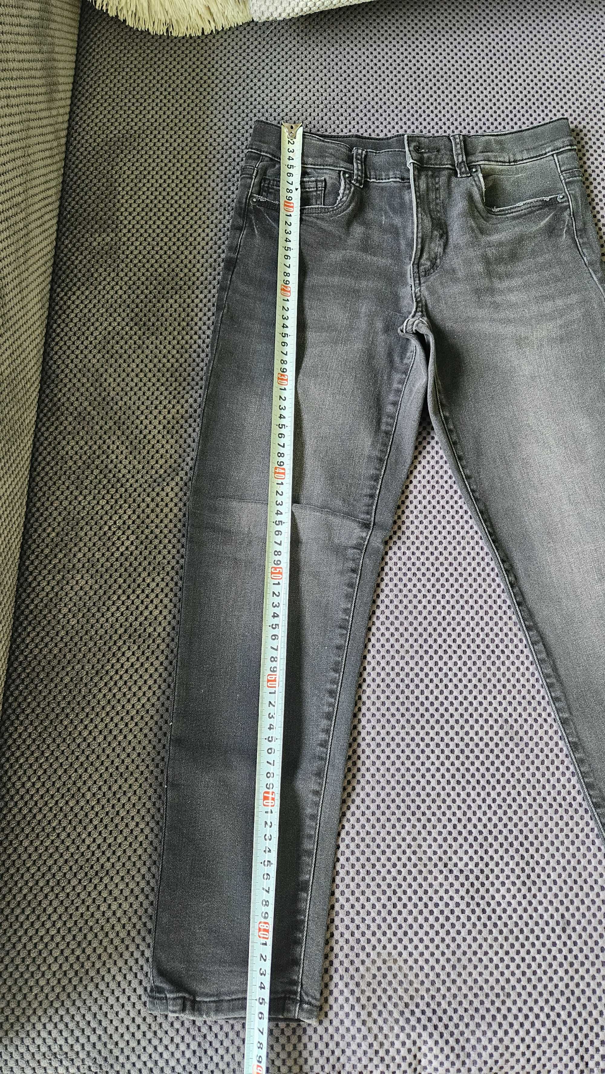 Детски дънки Zara, 164 cm, сиви