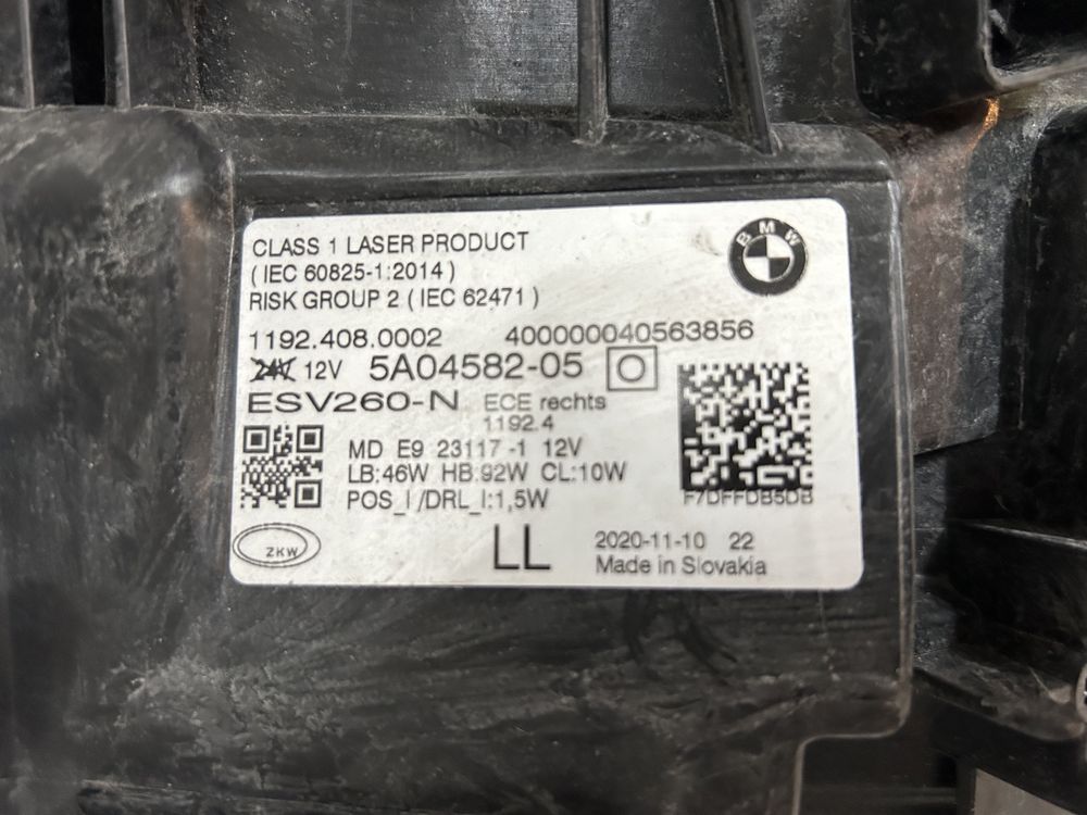 Far laser bmw G22 G26 G80 G82 seria 4 dreapta M3 M4 2019-2023