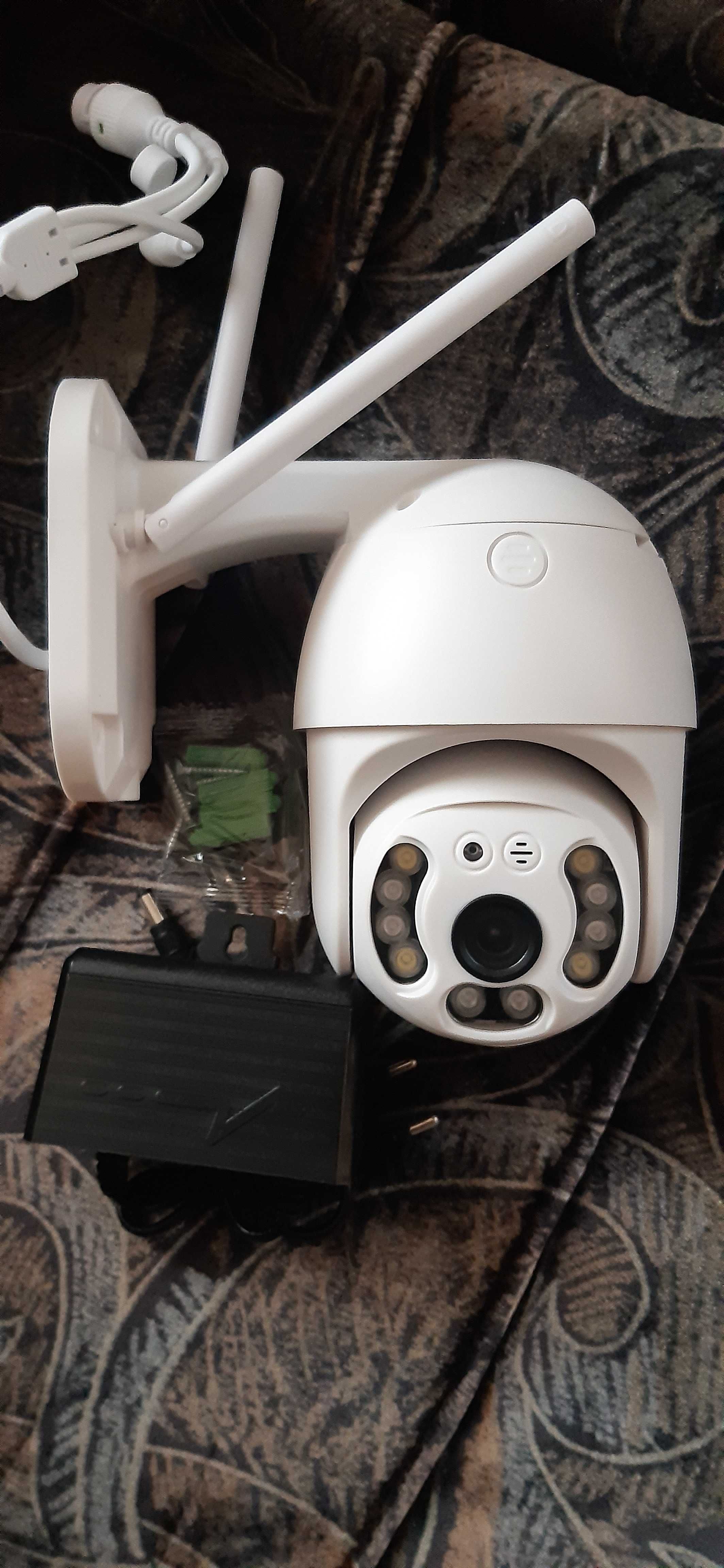 5 MP външна Нова въртяща безжична WIFI IP FULLHD камера  Нощно виждане