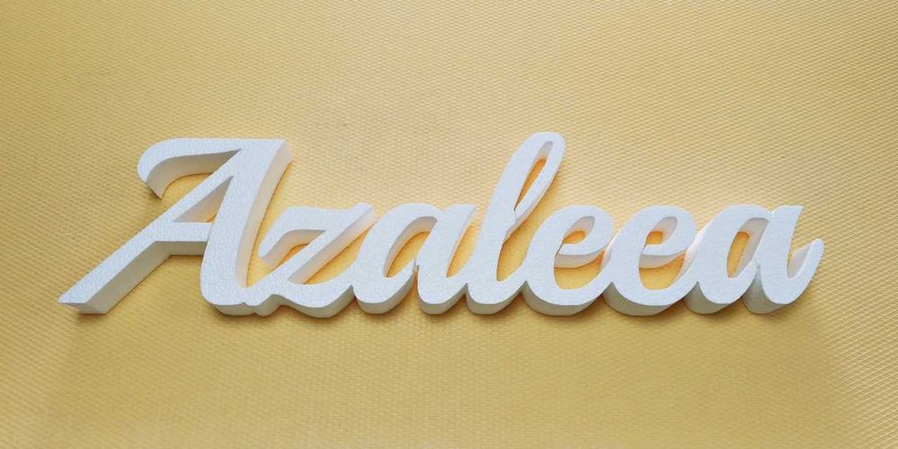 Nume personalizat din polistiren