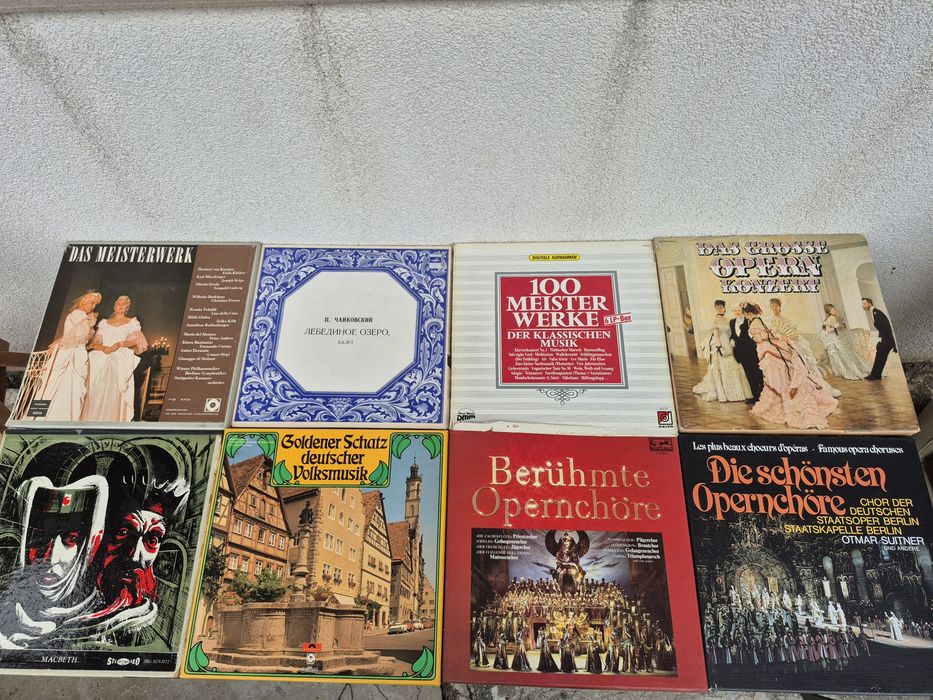 Vand Lot 150 Discuri Vinil colectie muzica clasica mixta