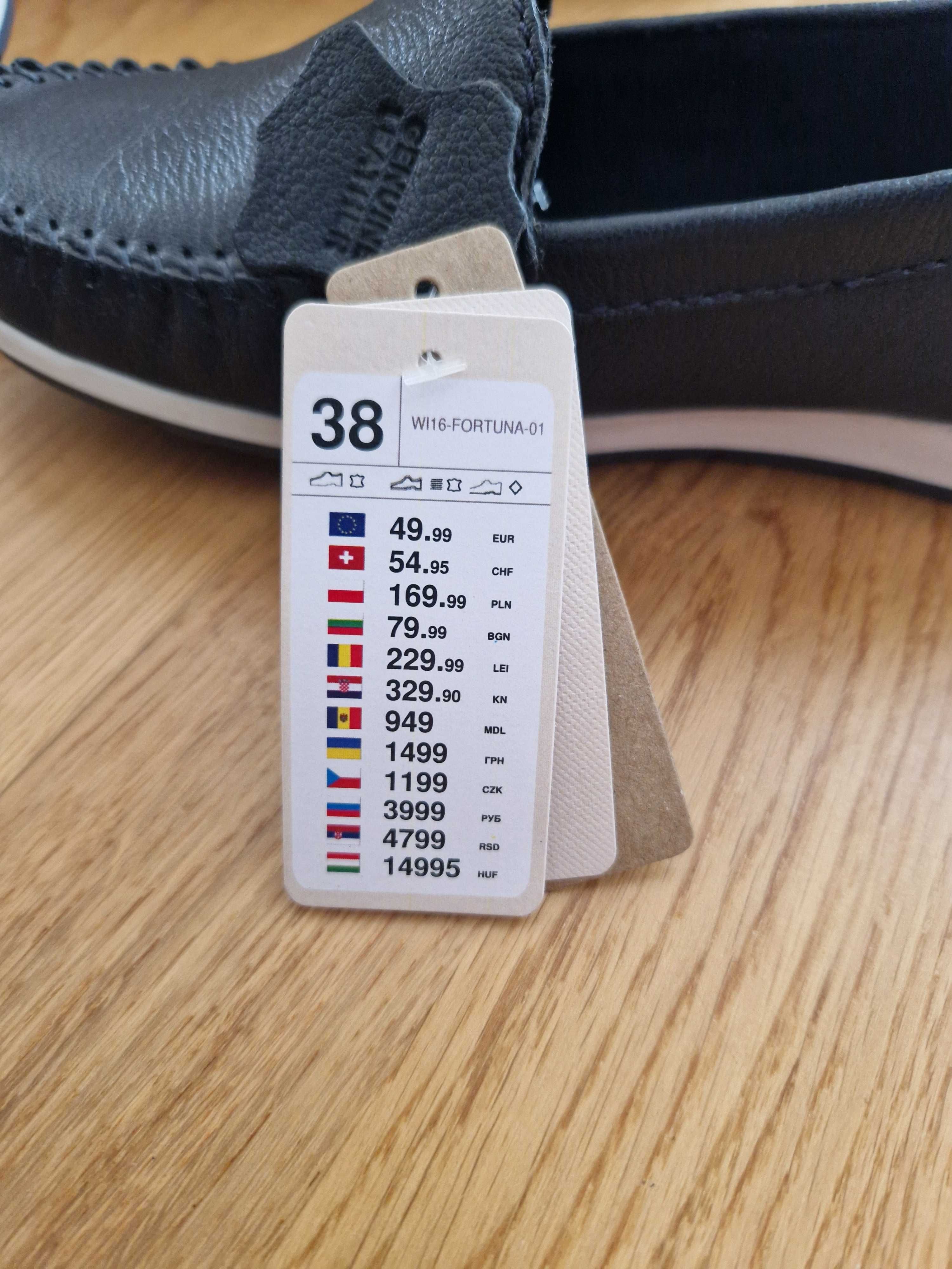 Нови дамски обувки Lasocki, ест. кожа, 38  р-р, ест. кожа