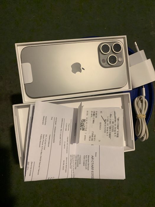 16 Pro Max 256 на 100% като нов