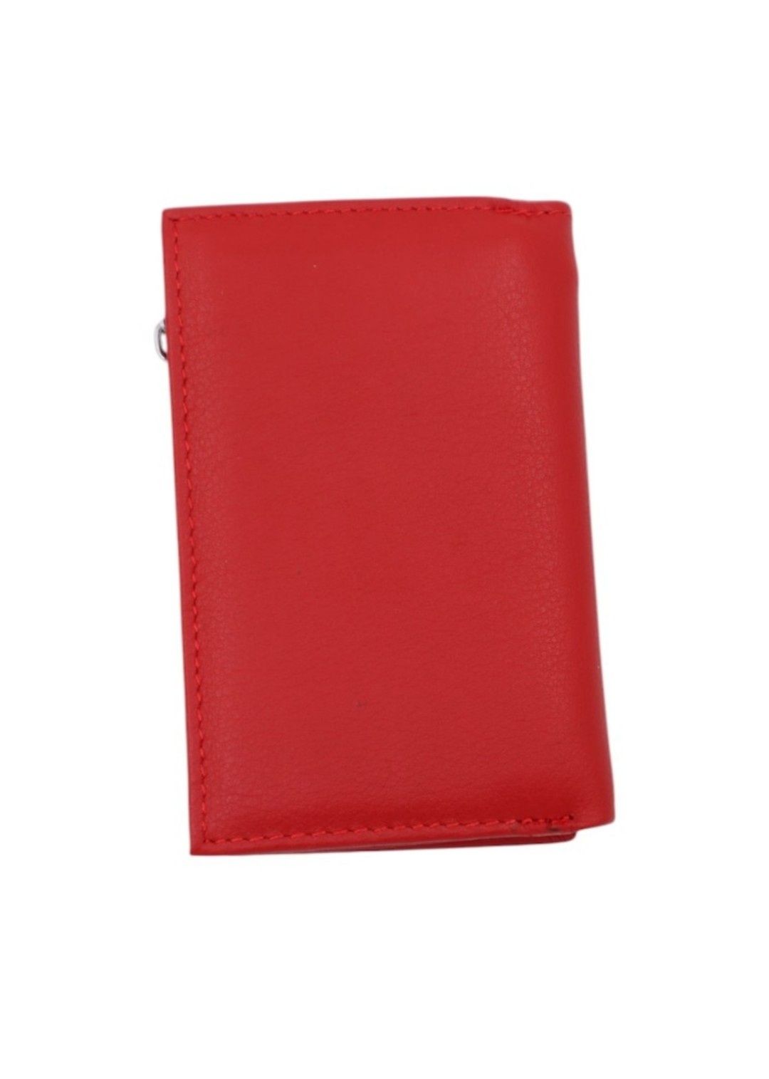 Portofel de dama din piele naturala red