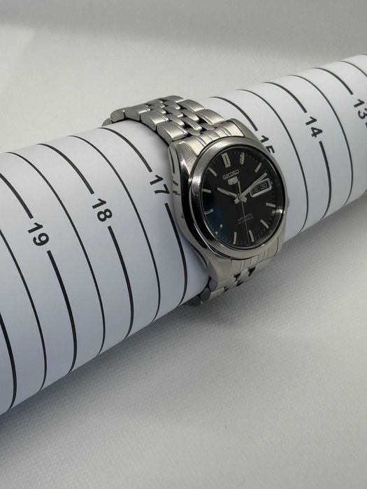 ceas vintage de barbati SEIKO 5.automatic.37mm carcasa inox,ca nou