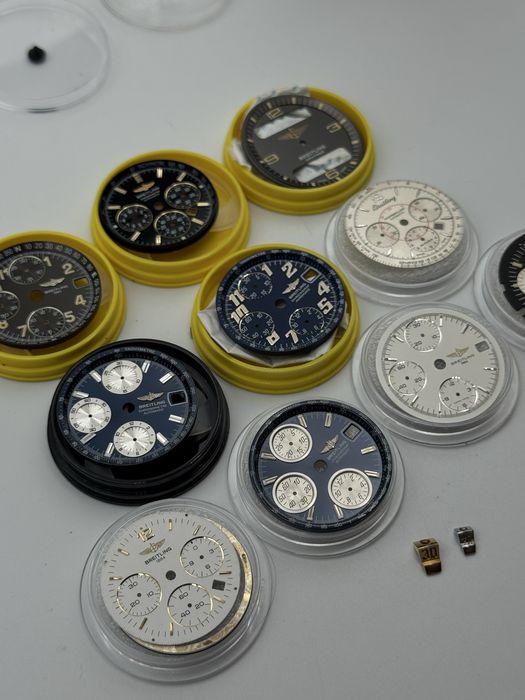 Lot Cadran Breitling Chronomat Colt Aerospace Montbriliant si Insertii