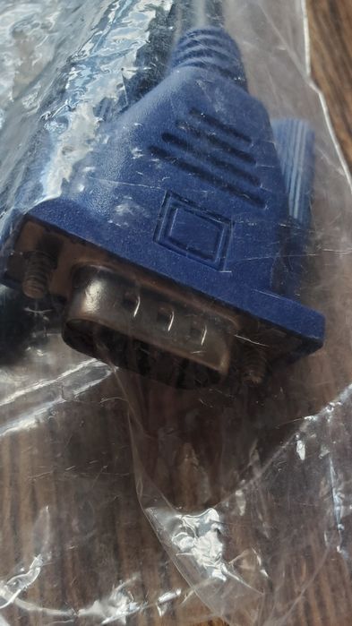 Кабел: VGA -> VGA (мъжко-мъжко), 1.8m - нов