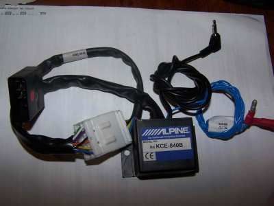 Alpine KCE-840B interfata & Alpine KWE-843E Adaptor Volan Renault