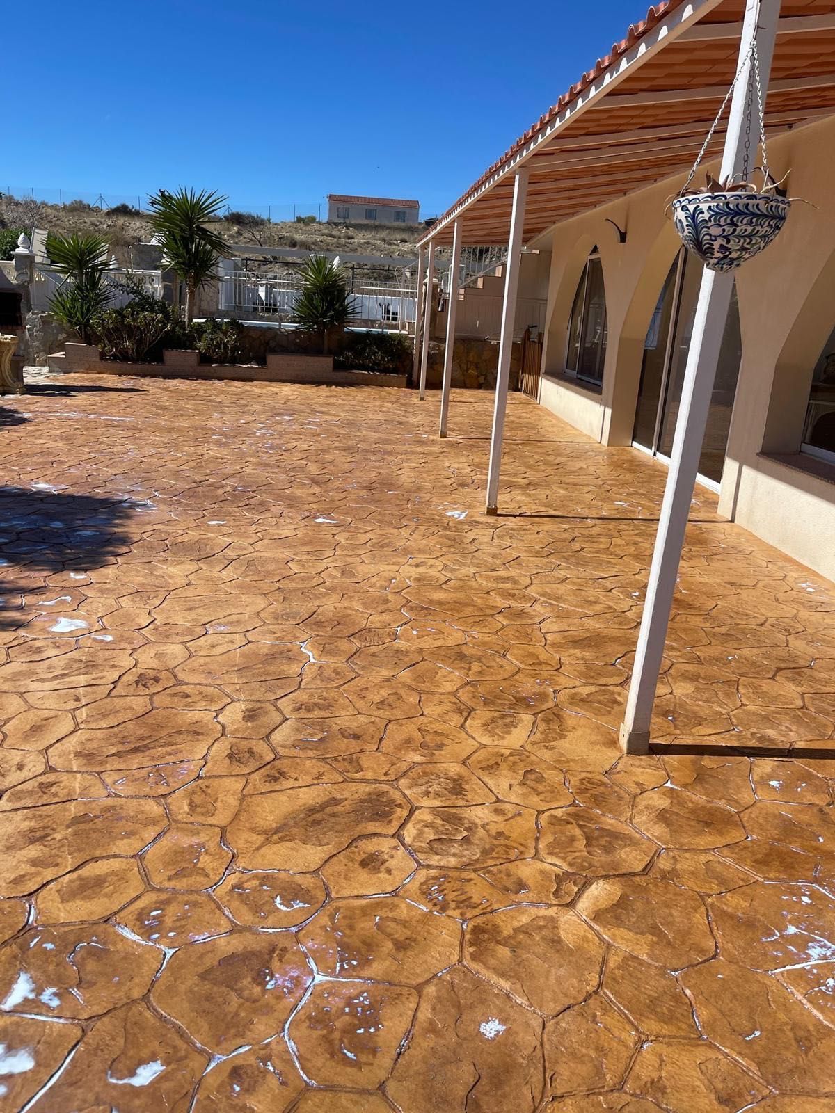 Ideal pavaje decor .Beton amprentat