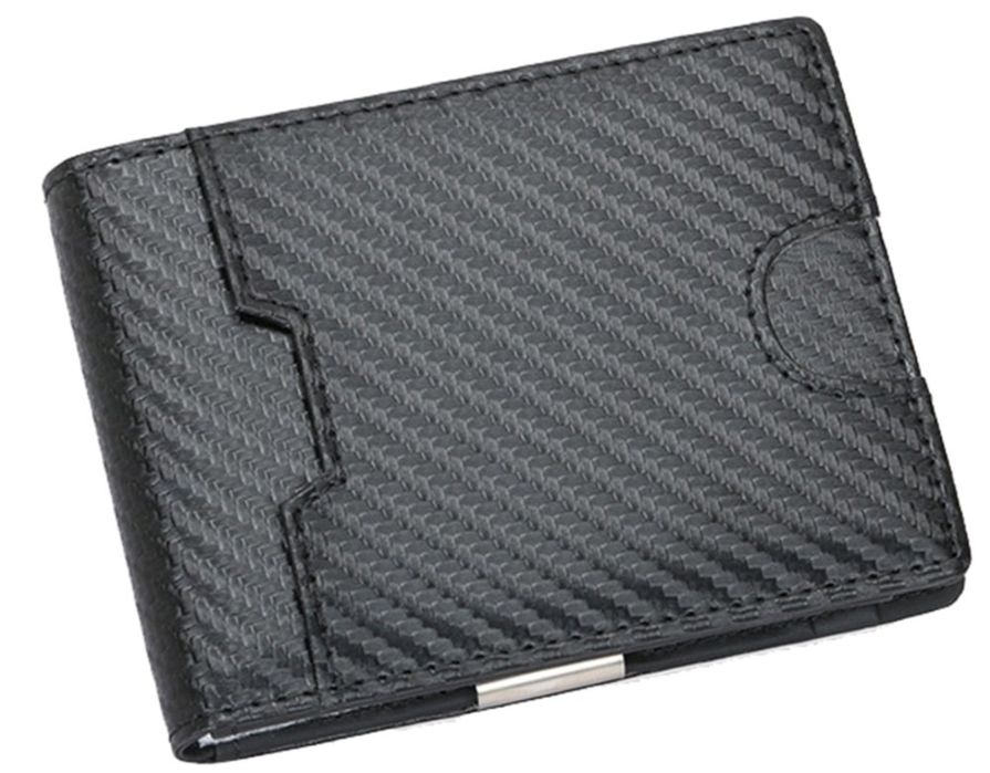 Portofel slim de carduri din piele ecologica