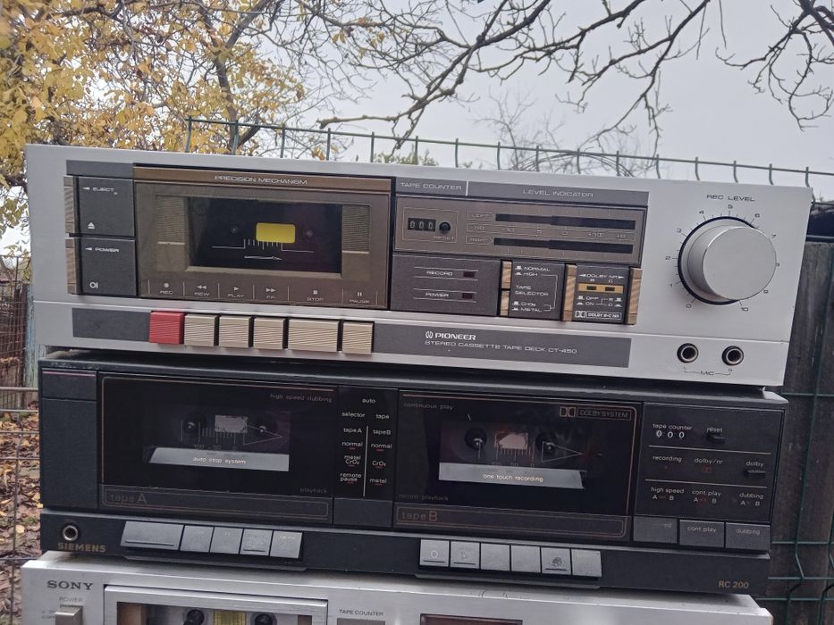 Lot 4 casetofoane dek .Tehnica.Sony Siemens si Pioniers