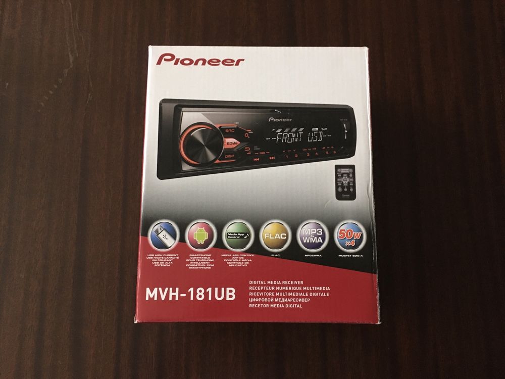 Pioneer MVH-181UB Нов!!!