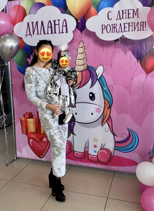 Продам дизайнерское платье мама-дочка от ice collection.