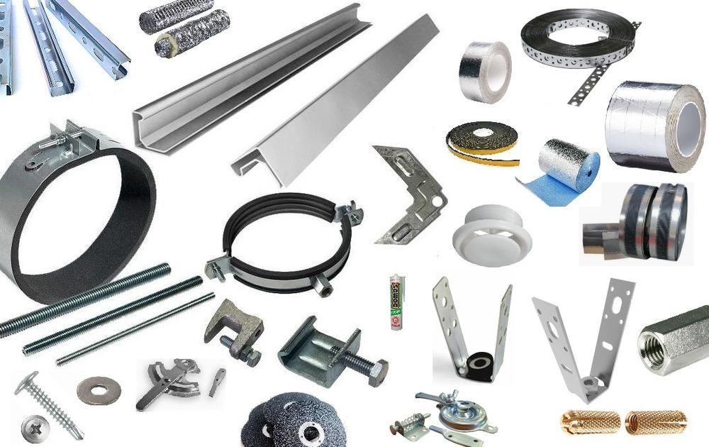 Вентиляция буйича барча керакли кисмлар мавжуж