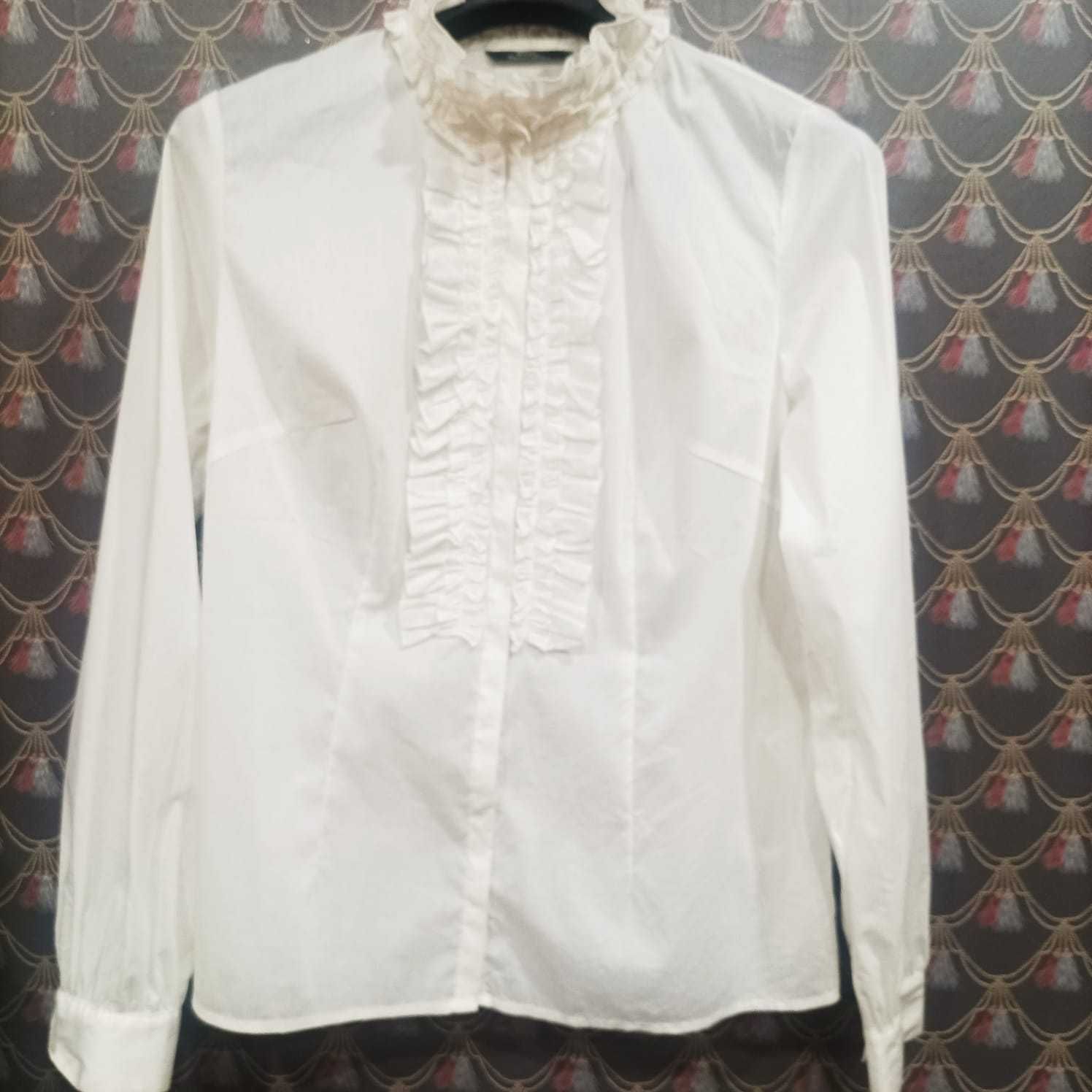 Белая блузка новая 46 размер 4000 тенге