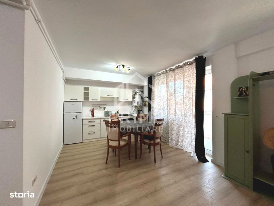 DE INCHIRIAT - GARSONIERA, etaj 2/3 - bloc cu lift, + PARCARE