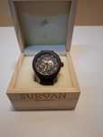 Ceas barbati SURVAN WatchDesigner Japonez automat, mecanism schelet