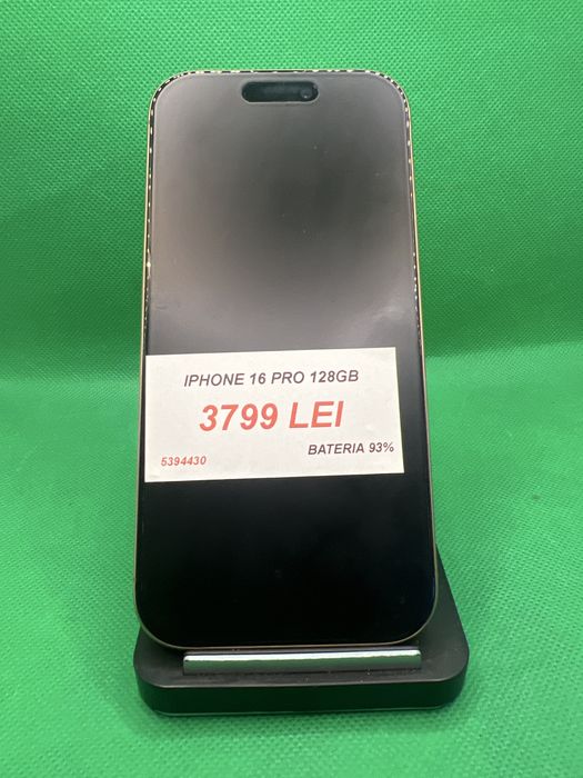 Iphone 16 Pro 128GB, bateria 93%, Lazar Amanet Crangasi, 53944