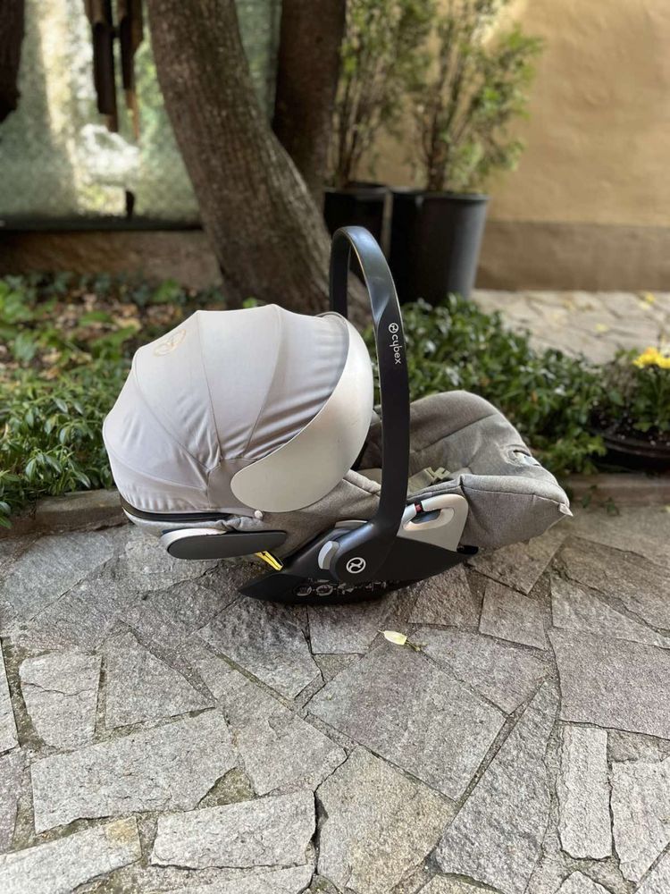 тол за кола Cybex Cloud Q Fashion Edition Koi mid grey