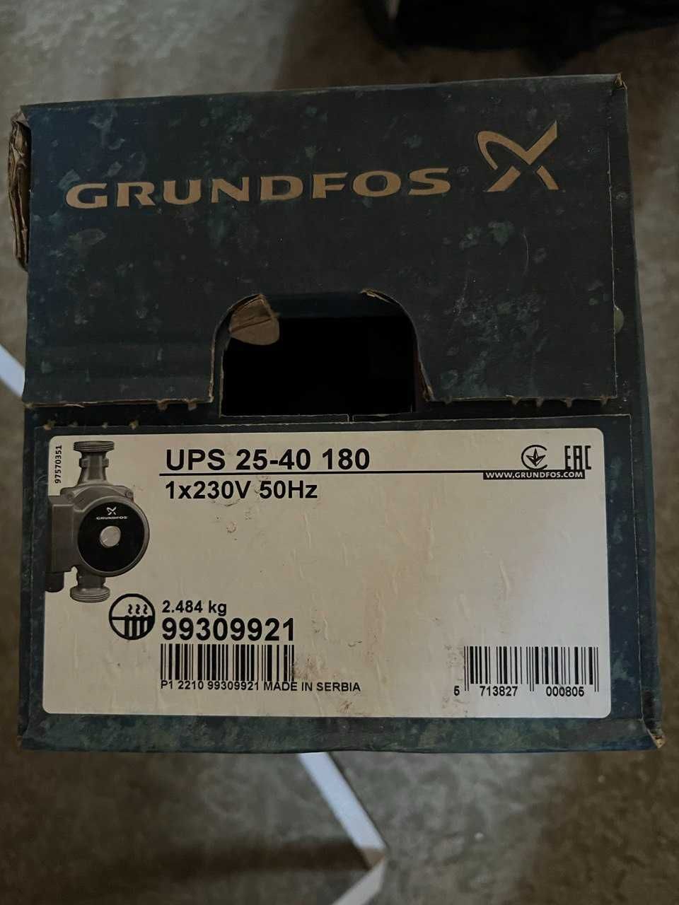 Циркуляционные насосы Grundfos UPS 25/40 GRUNDFOS nasos для отопления