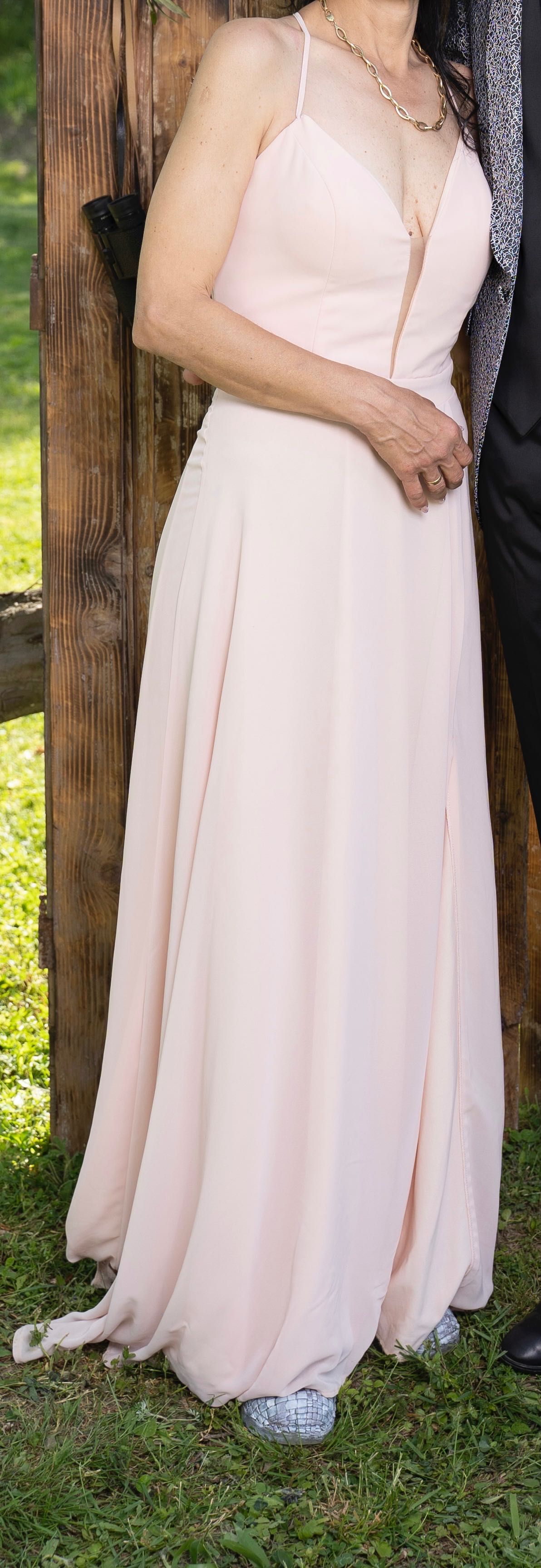 Бална рокля - светло розова