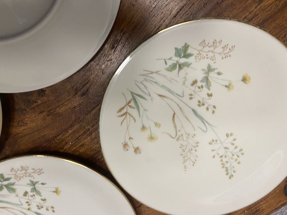 Немски чинийки от костен порцелан