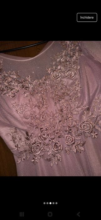 Rochie cu sclipici,Mărimea-6xl
