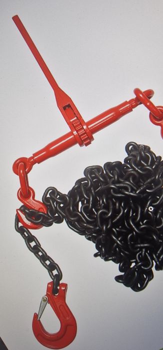 Lant ancorare pentru utilaje grele cu dispozitiv de tensionare pe clic