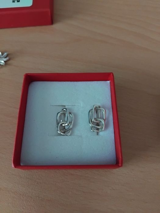 Нови сребърни обици