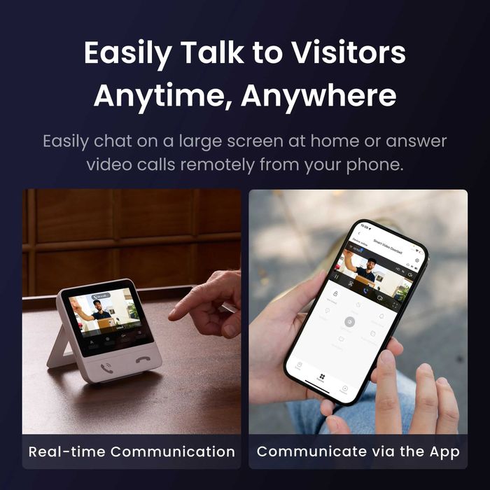 SwitchBot Smart Video Doorbell 2K камера и звънец