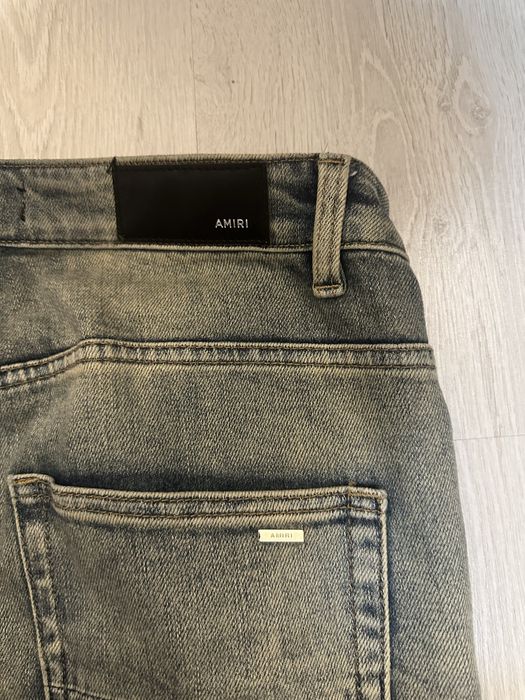 Blugi amiri purtati doar o data gri deschis