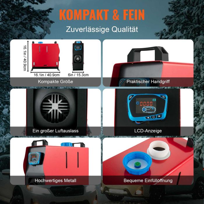 Sirocou  webasto incalzitor  12v 8kw cu telecomanda