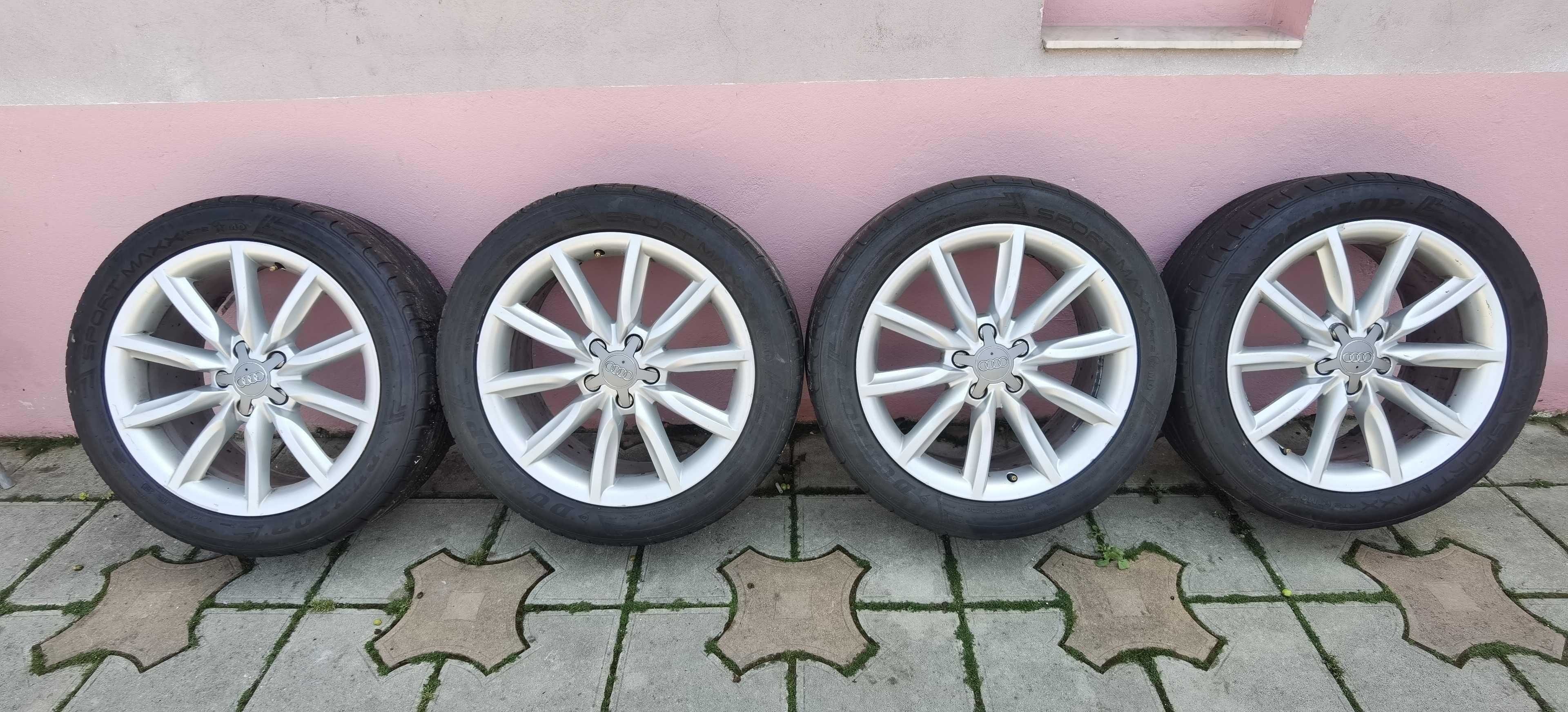 Roti 18" pentru Audi A6 / A7 cu anvelope Dunlop de vara