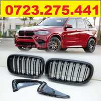 BMW Grile Centrale Duble BMW X5 BMW X6 BMW F15 BMW F16 Negru Lucios