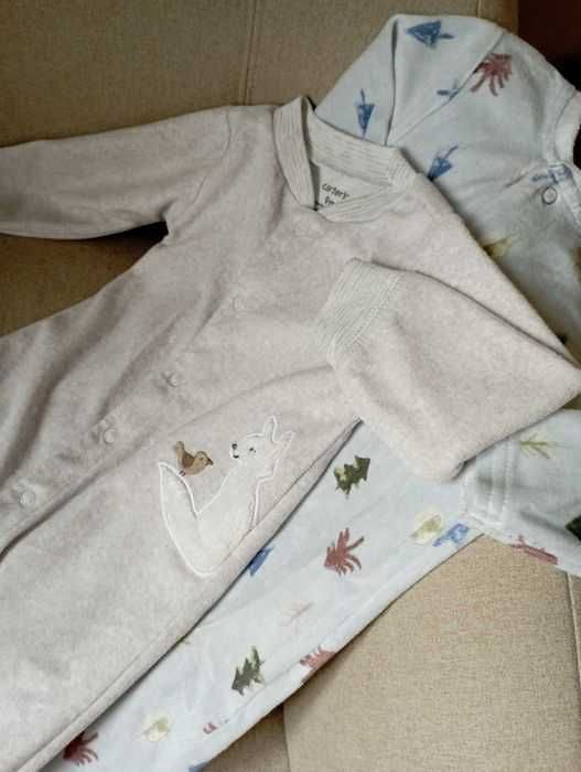 Set 3 salopete/pijama Okaidi, Kuniboo & Carter's, 9 luni
