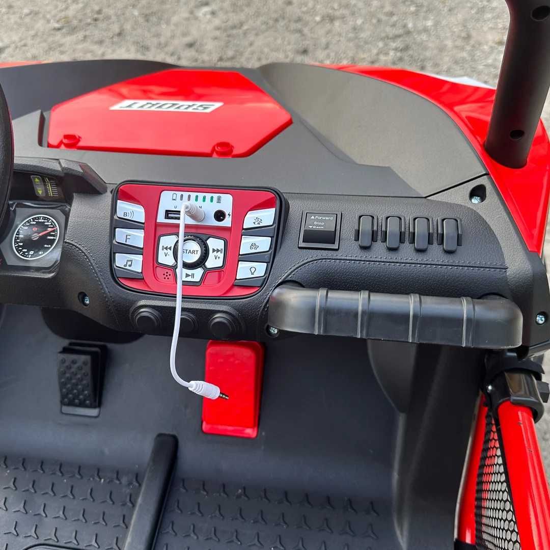 OFERTA UTV electric pentru 2 copii Dune-Buggy 200W 12V,cu roti MOI