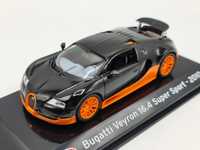 Количка Метална supercars 2010 Bugatti Veyron 16.4 Super Sport 24 1:43