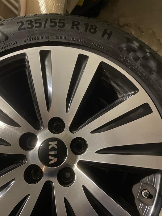 Jante roti Kia Sorento cu cauciucuri vara Hankook 235/55/R18