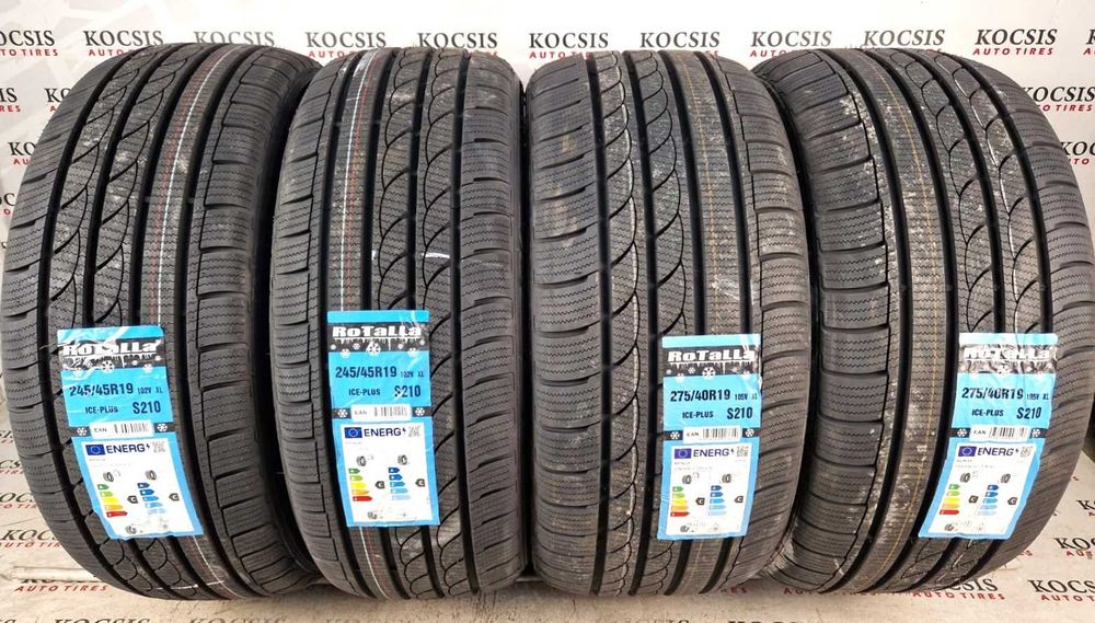 SET Anvelope noi Iarna - 245 45 19 cu 275 40 19 ROTALLA m+s