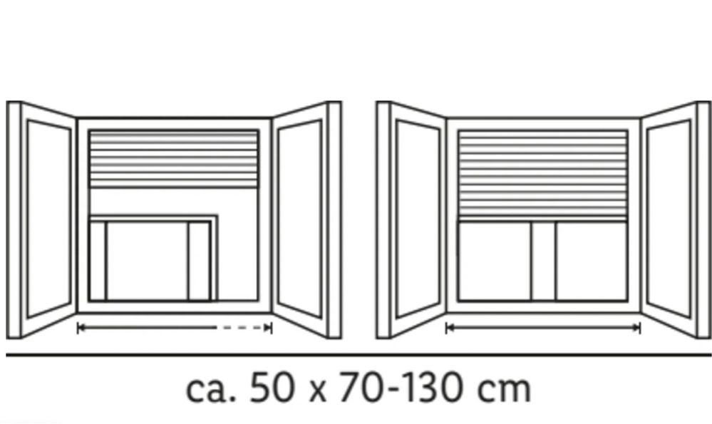 Комарник против насекоми LIVARNO Плъзгащ се прозорец, 50 x 70-130 см