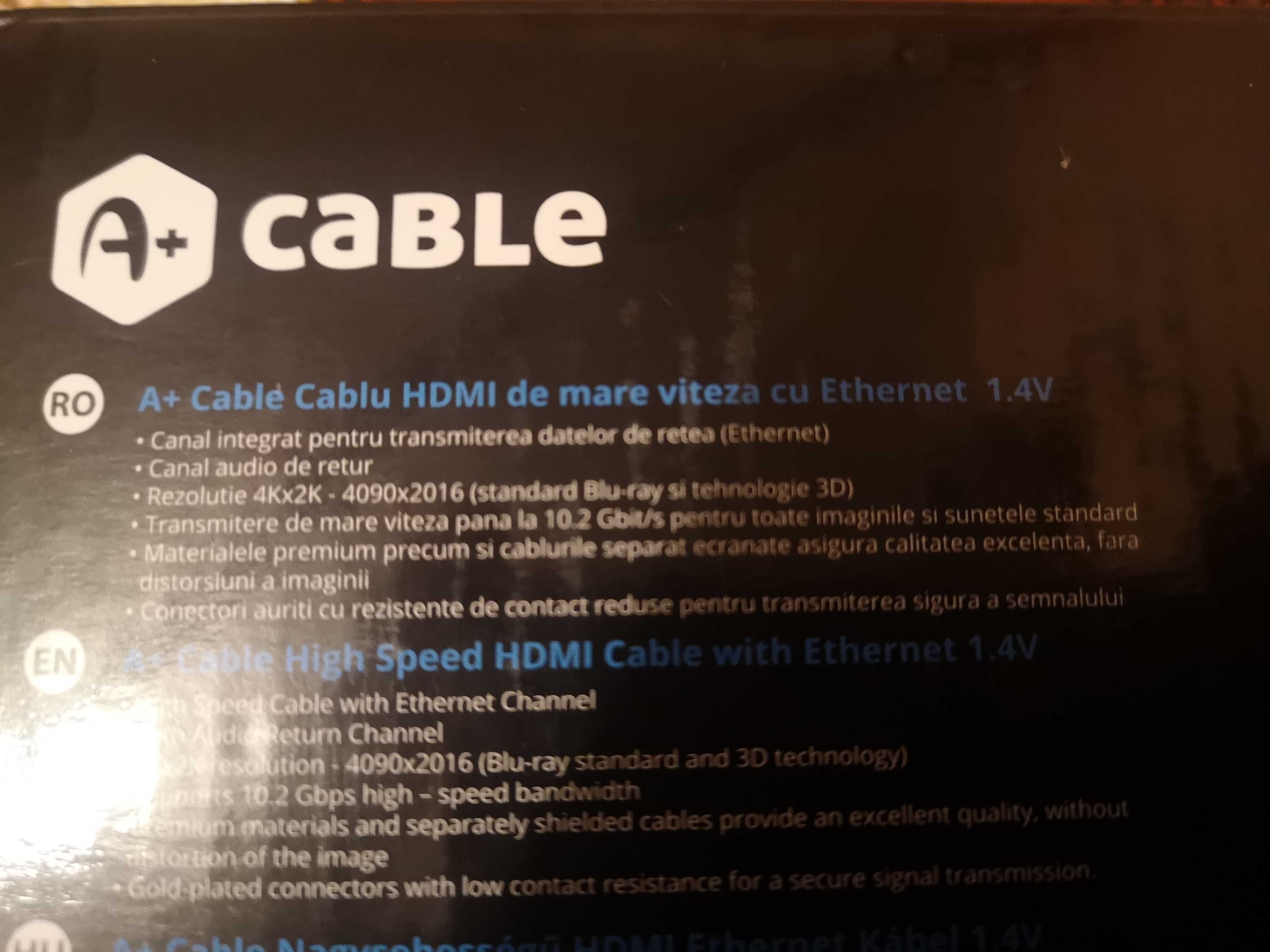 Cablu HDMI 4K High Speed 10m nou
