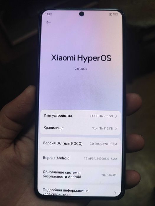 Poco x6 pro 12+12/512gb